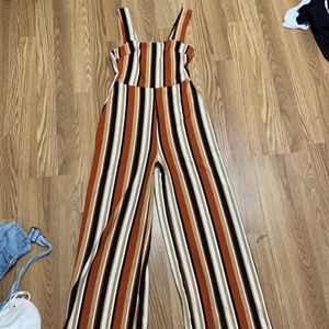 Urban outfitters romper striped